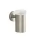 Hansgrohe-HG-Zahnglas-Logis-brushed-nickel-mit-Halter-40518820 gallery number 1